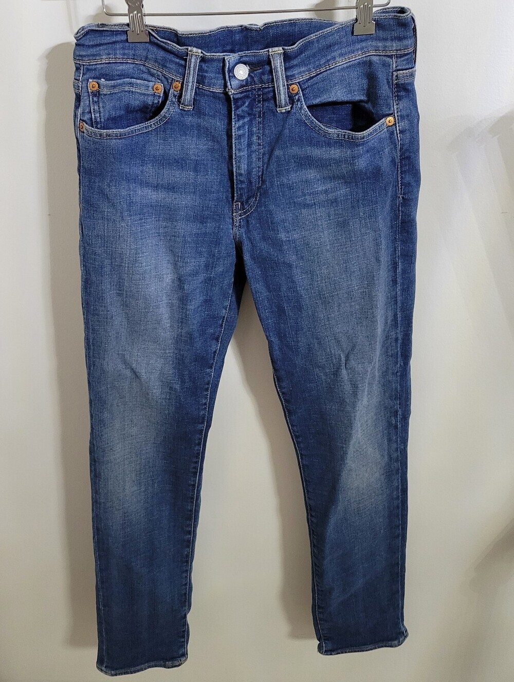 Levi Strauss & Co 511 Men's Jeans Size W32 L32 Slim Fit Blue Stretch Tapered